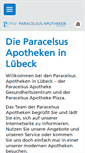 Mobile Screenshot of paracelsus-apotheke-luebeck.de
